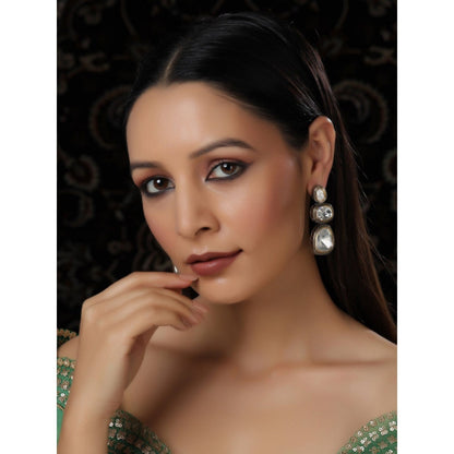 Ruby Raang Studio Kundan Earrings