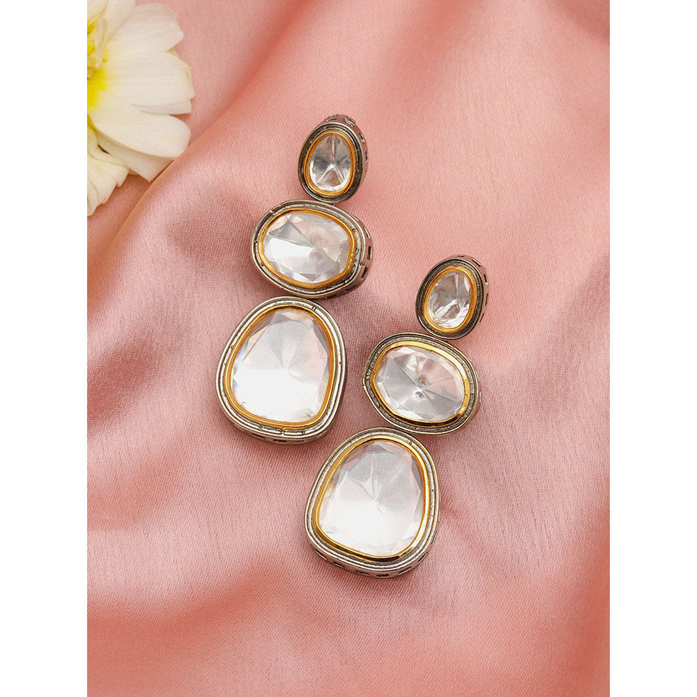 Ruby Raang Studio Kundan Earrings