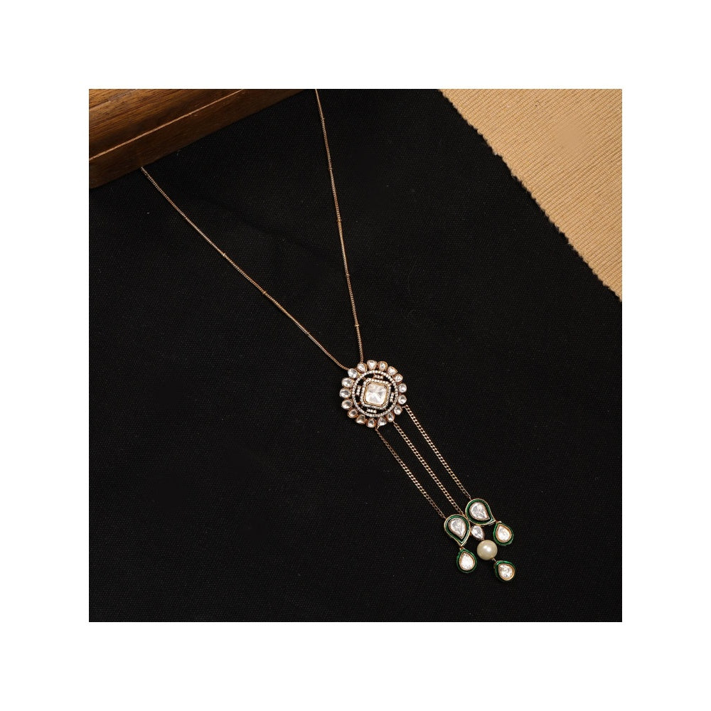 Ruby Raang Studio Kundan Long Necklace