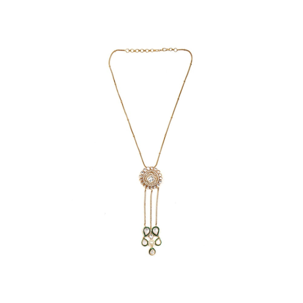 Ruby Raang Studio Kundan Long Necklace