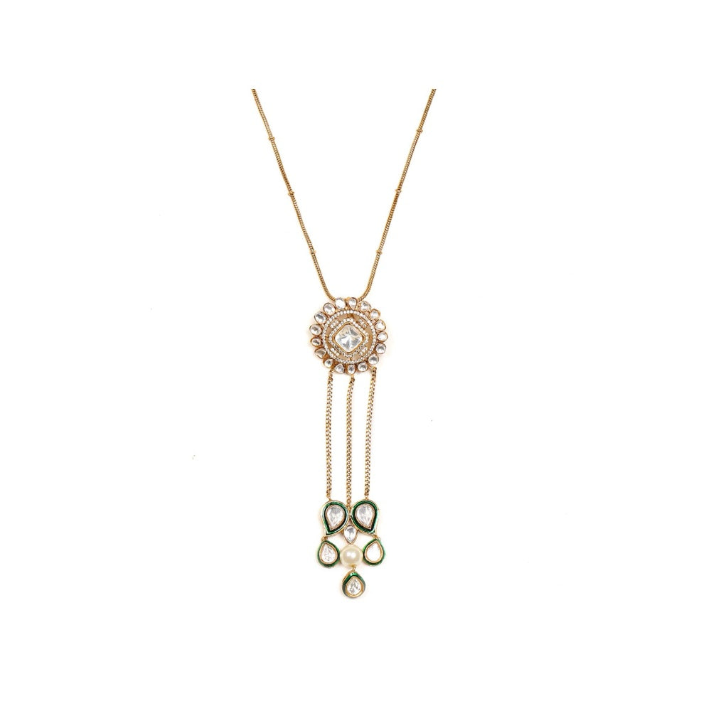 Ruby Raang Studio Kundan Long Necklace
