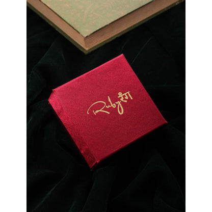 Ruby Raang Studio Apple Kundan Brooch