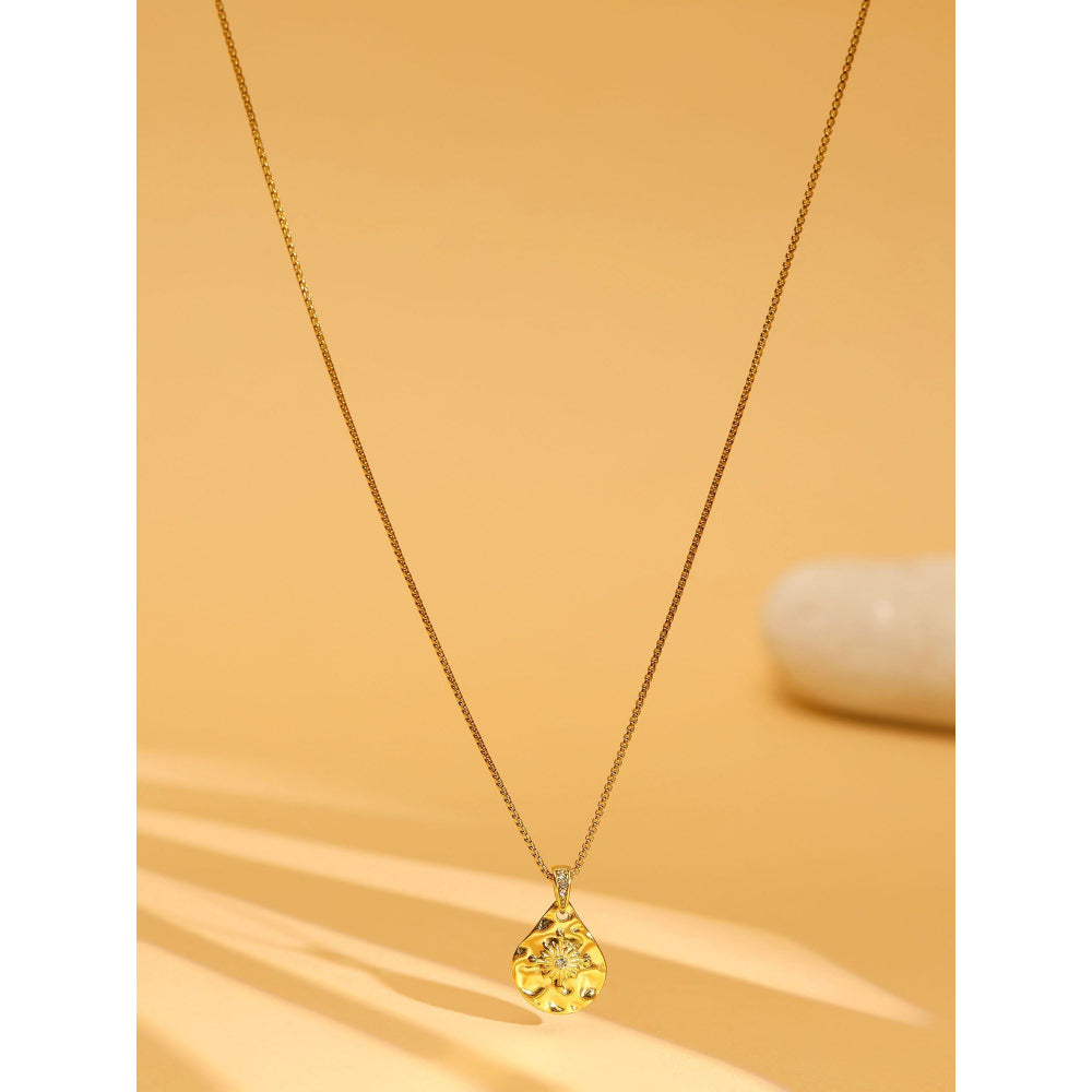 Ruby Raang Studio Gold Plated Necklace -Gold