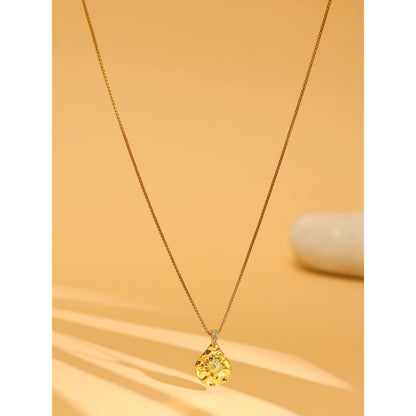 Ruby Raang Studio Gold Plated Necklace -Gold