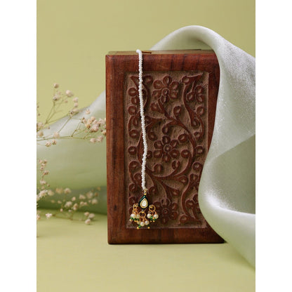 Ruby Raang Studio Kundan Maang Tikka