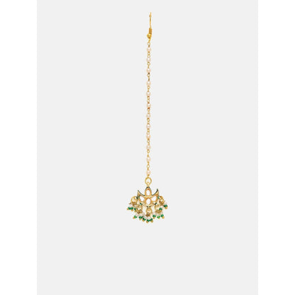 Ruby Raang Studio Kundan Maang Tikka
