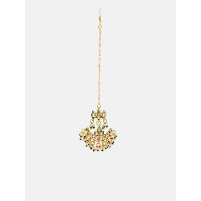 Ruby Raang Studio Kundan Maang Tikka