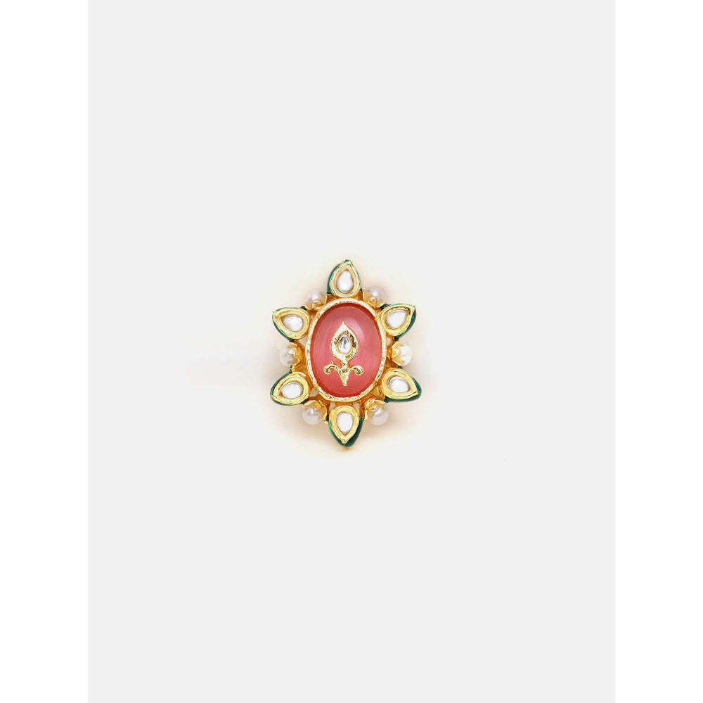 Ruby Raang Studio Kundan Cocktail Ring