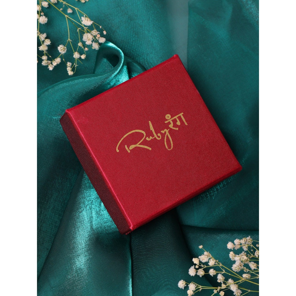 Ruby Raang Studio Kundan and Stone Ring