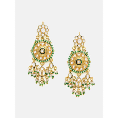 Ruby Raang Studio Kundan Collar Jewellery Set