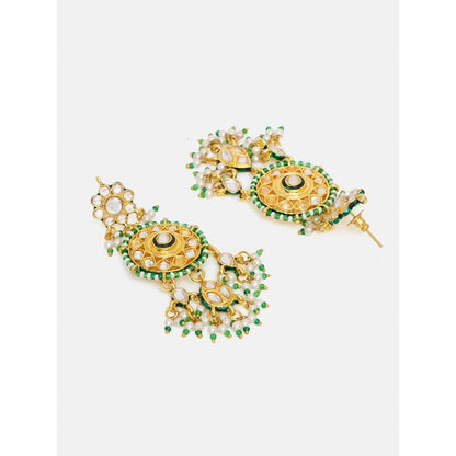 Ruby Raang Studio Kundan Collar Jewellery Set