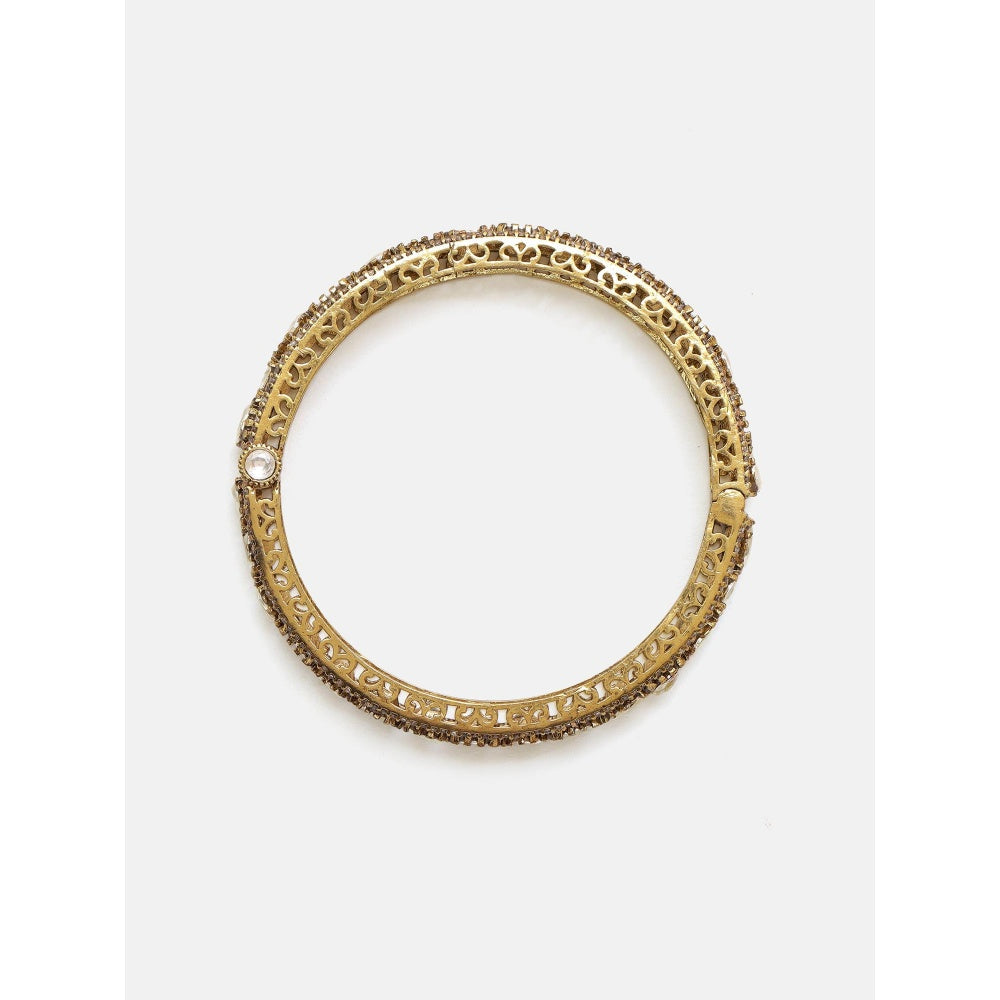 Ruby Raang Studio Traditional Kundan Stone Studded Kada