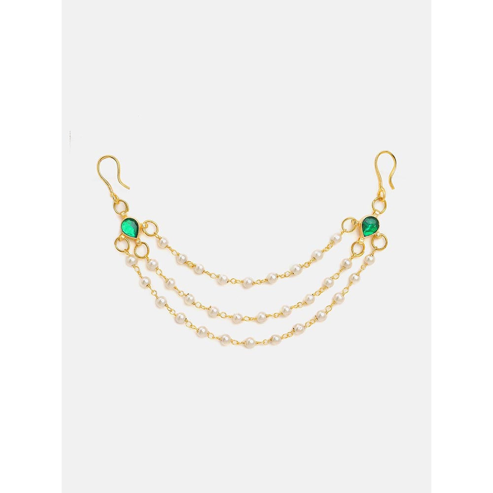 Ruby Raang Studio Kundan Hair Pin