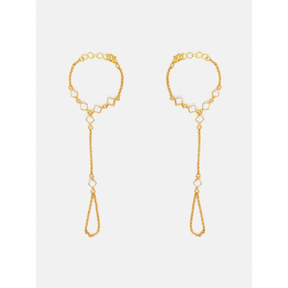 Ruby Raang Studio Kundan Hand Harness