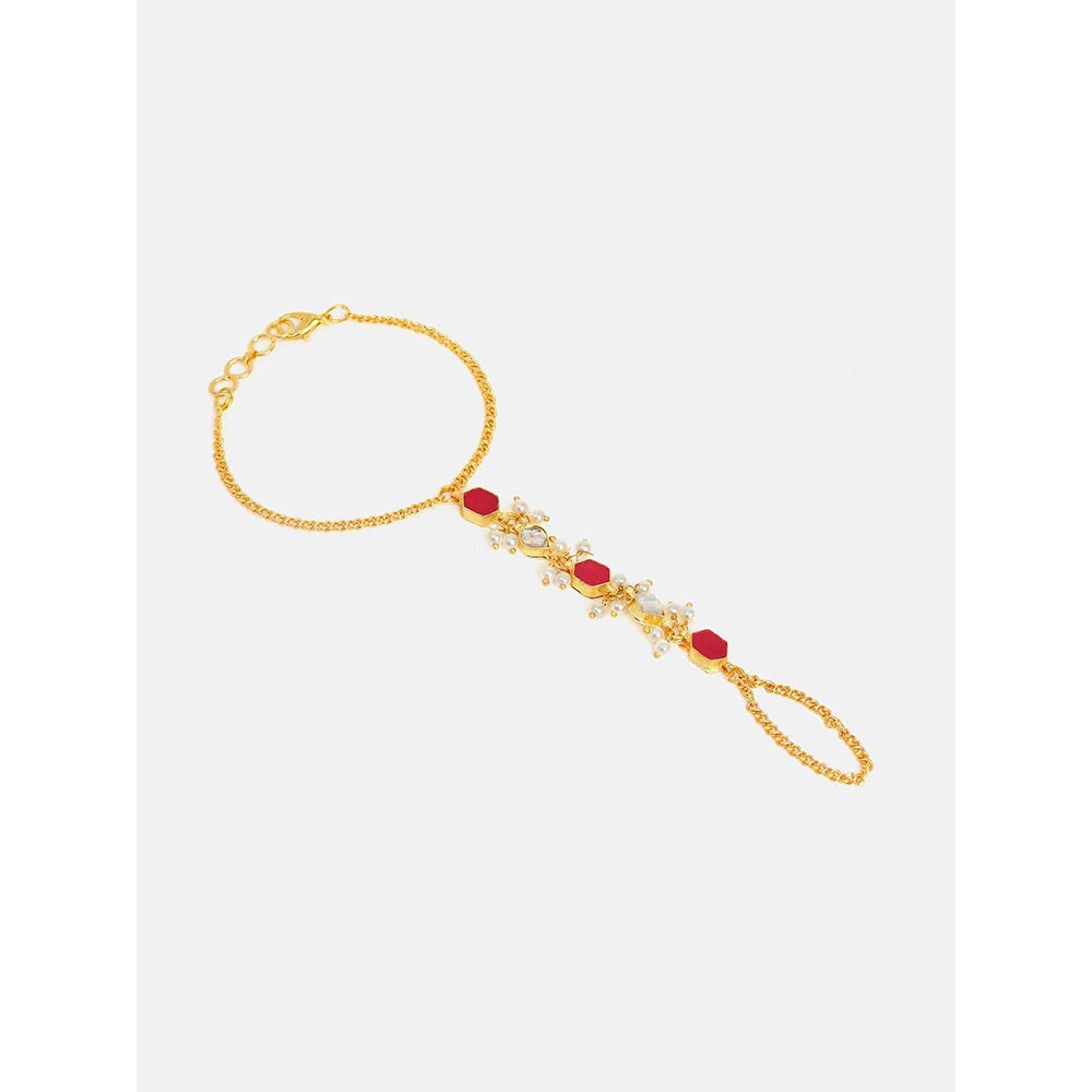 Ruby Raang Studio Laal Noor Hand Harness