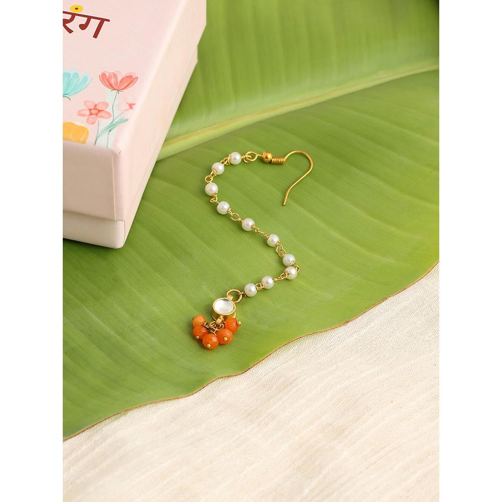 Ruby Raang Studio Traditional Teardrop Maang Tikka