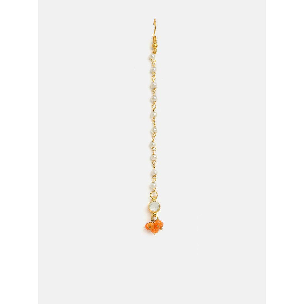 Ruby Raang Studio Traditional Teardrop Maang Tikka