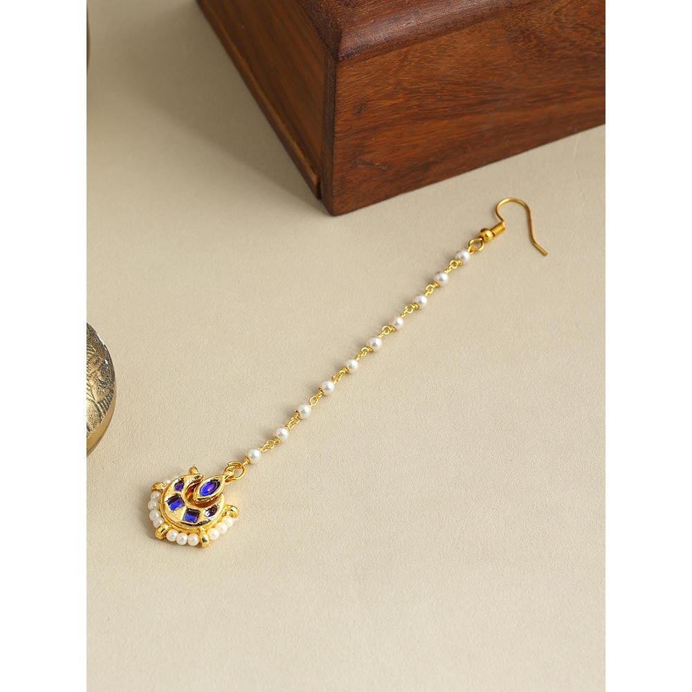 Ruby Raang Studio Virasat Jewels Maang Tikka