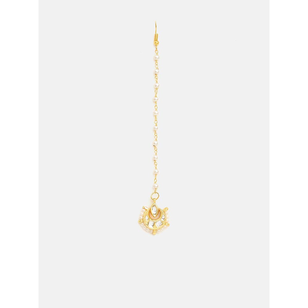 Ruby Raang Studio Chandni Charm Maang Tikka