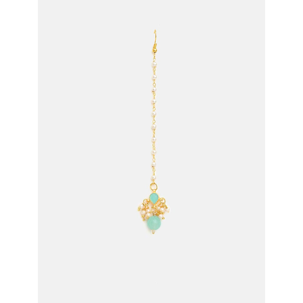 Ruby Raang Studio Starry Stone Maang Tikka