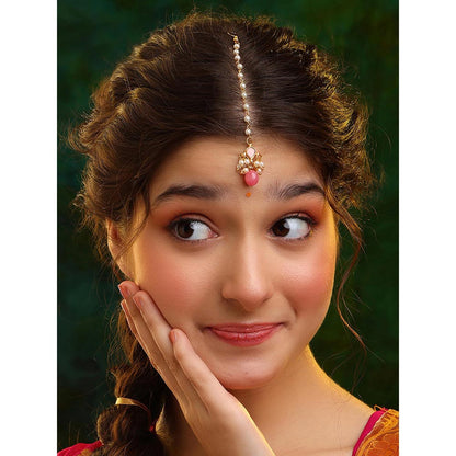 Ruby Raang Studio Sitara Sparkle Maang Tikka