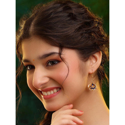 Ruby Raang Studio Nazakat Antique Earrings