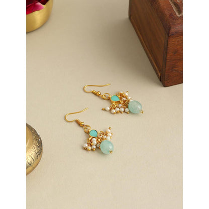 Ruby Raang Studio Chandni Green Earring