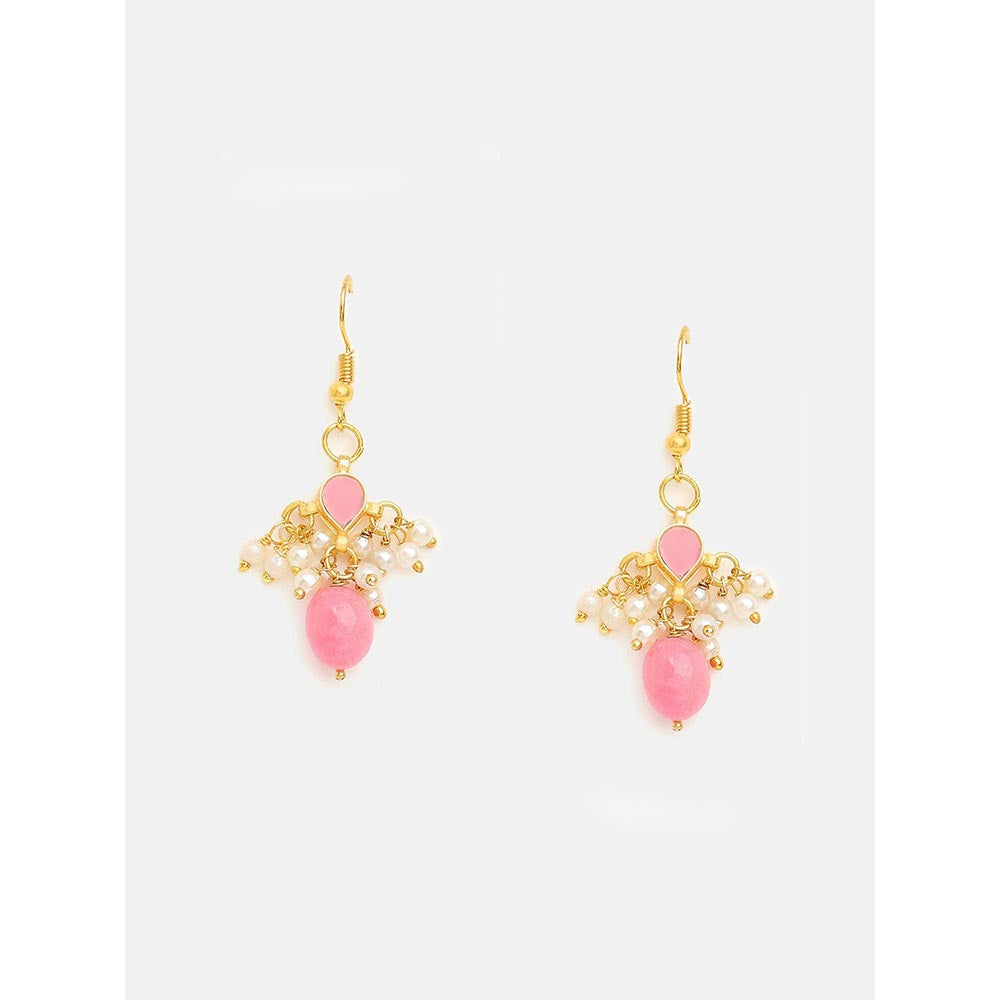 Ruby Raang Studio Rosebud Glow Earrings