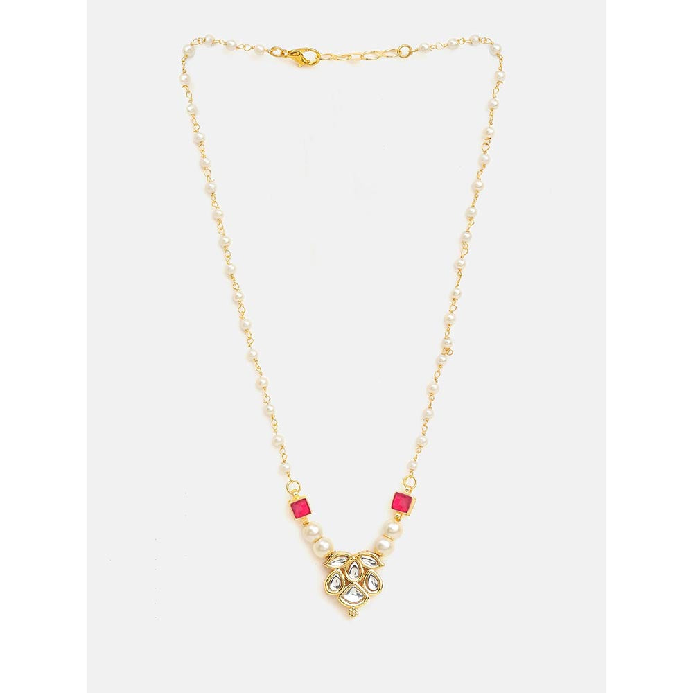Ruby Raang Studio Noorika Red Kundan Necklace