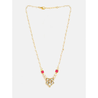 Ruby Raang Studio Noorika Red Kundan Necklace