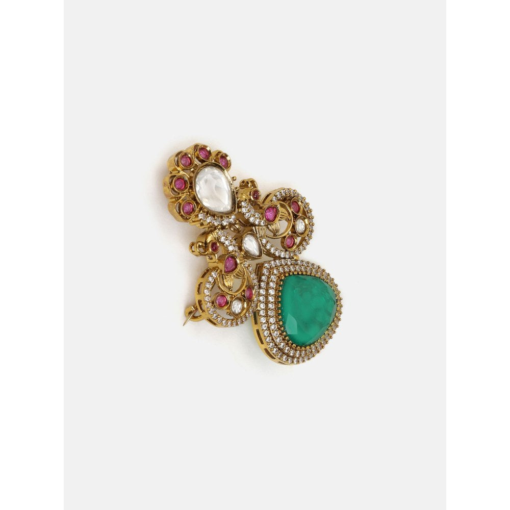 Ruby Raang Studio Multi-Color Mosaic Brooch