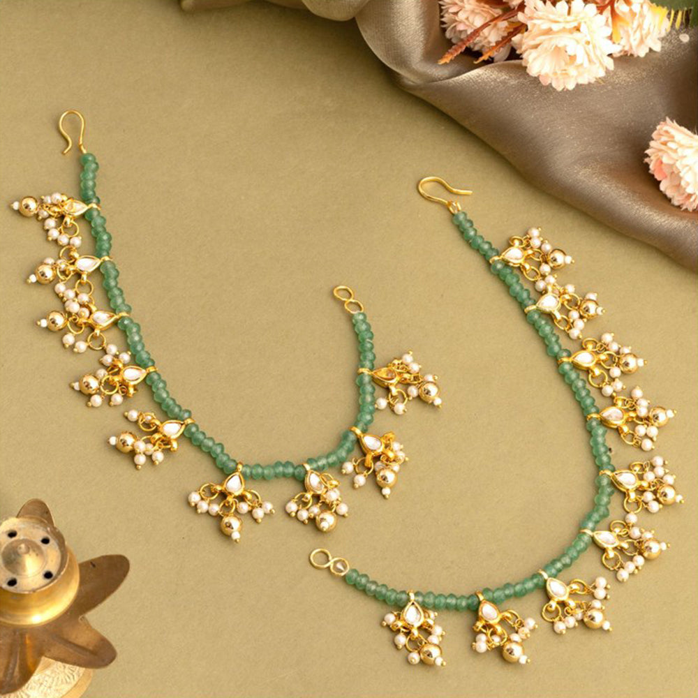 Ruby Raang Studio Saanjh Hara Ear Chain