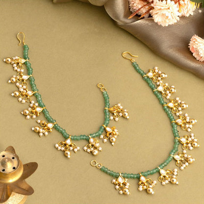 Ruby Raang Studio Saanjh Hara Ear Chain