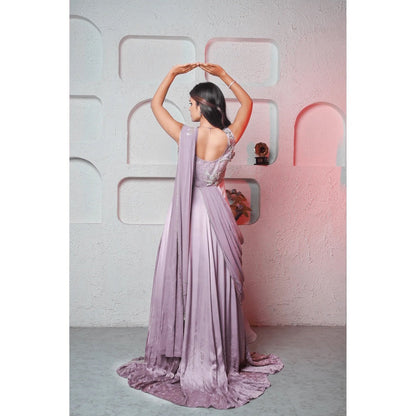 Ruhm Glistening Lilac Gown