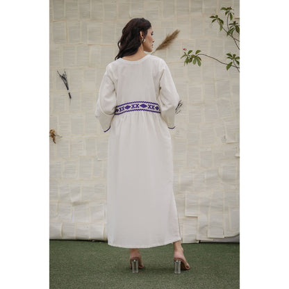 Ruhm White Gulmohar Dress