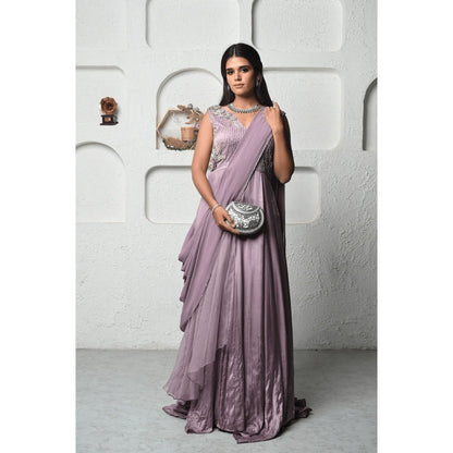 Ruhm Glistening Start Rail Gown