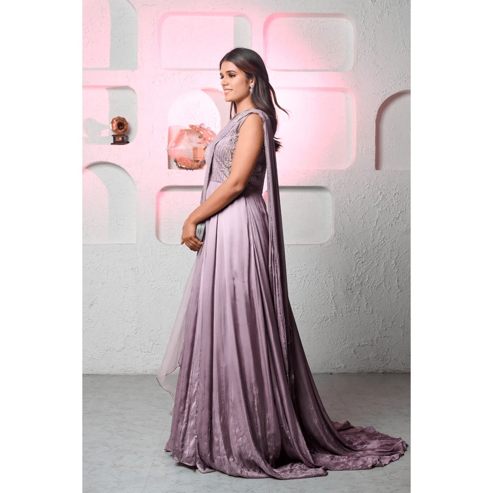 Ruhm Glistening Start Rail Gown