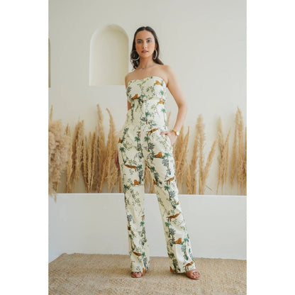 Ruhm White Nature Stroll Co-Ord (Set of 2)