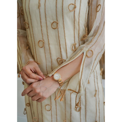 Ruhm Ivory Thread Play Dress