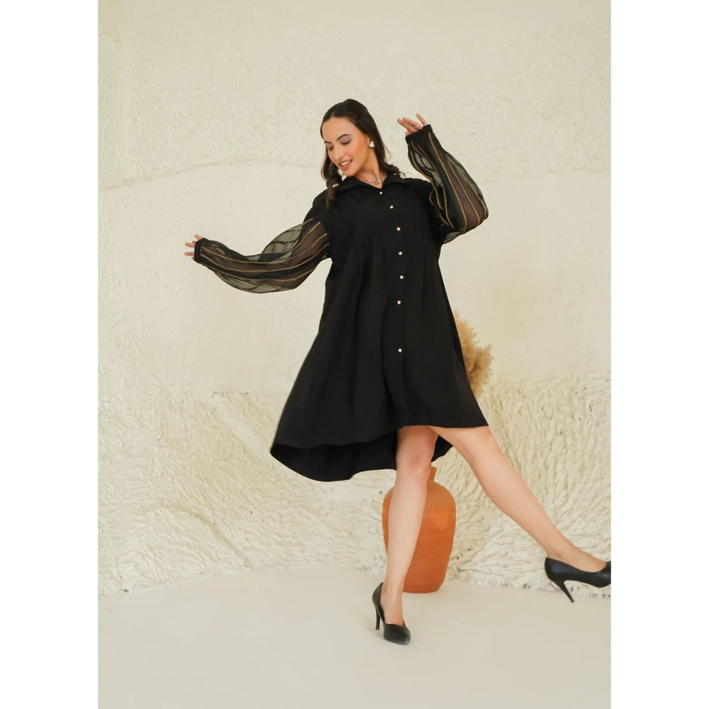 Ruhm Black Night Whisper Dress