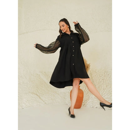 Ruhm Black Night Whisper Dress