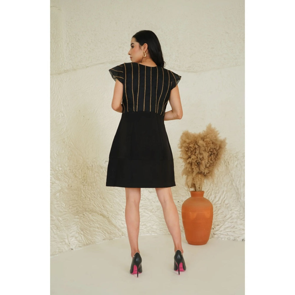 Ruhm Black Twilight Glam Dress