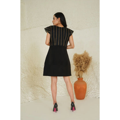 Ruhm Black Twilight Glam Dress