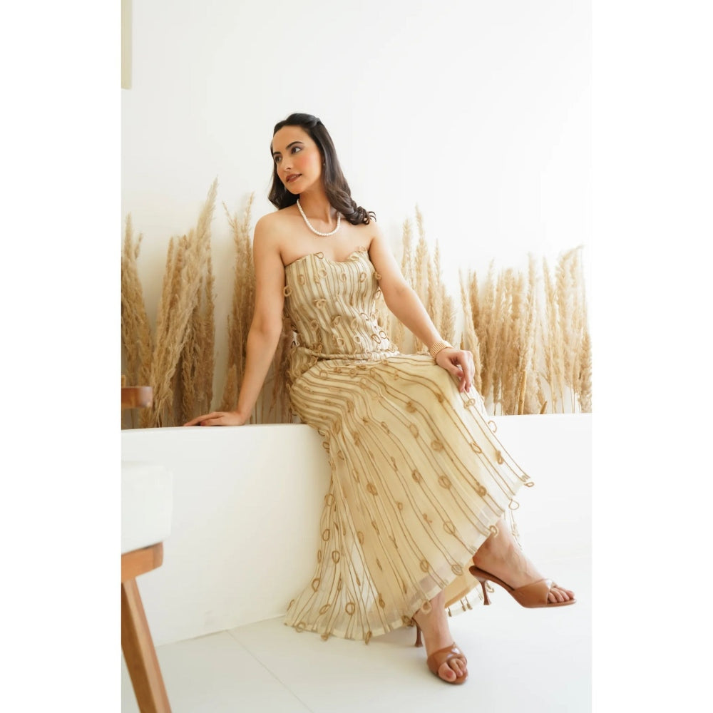 Ruhm Beige Pure Threads Dress