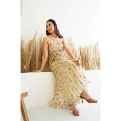 Ruhm Beige Pure Threads Dress