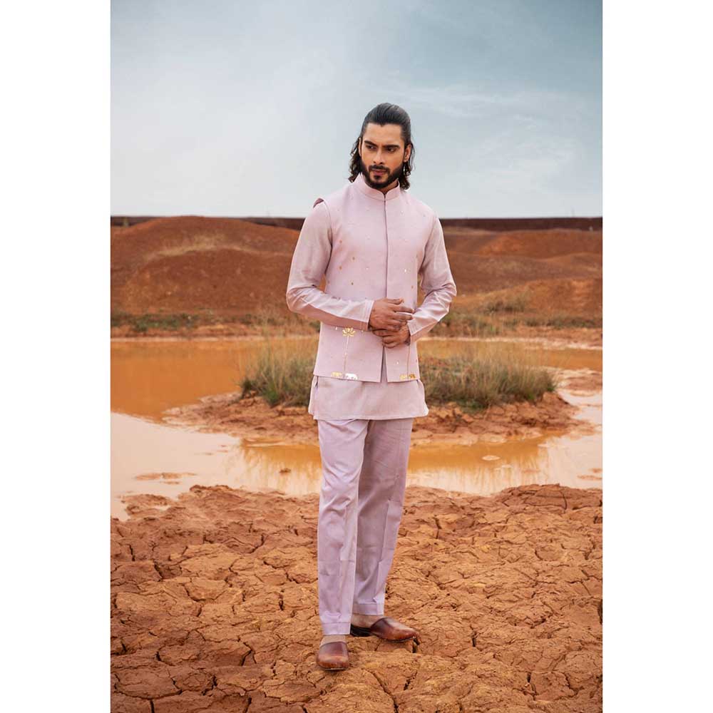 Runit Gupta Periwinkle Tiger Bundi Jacket