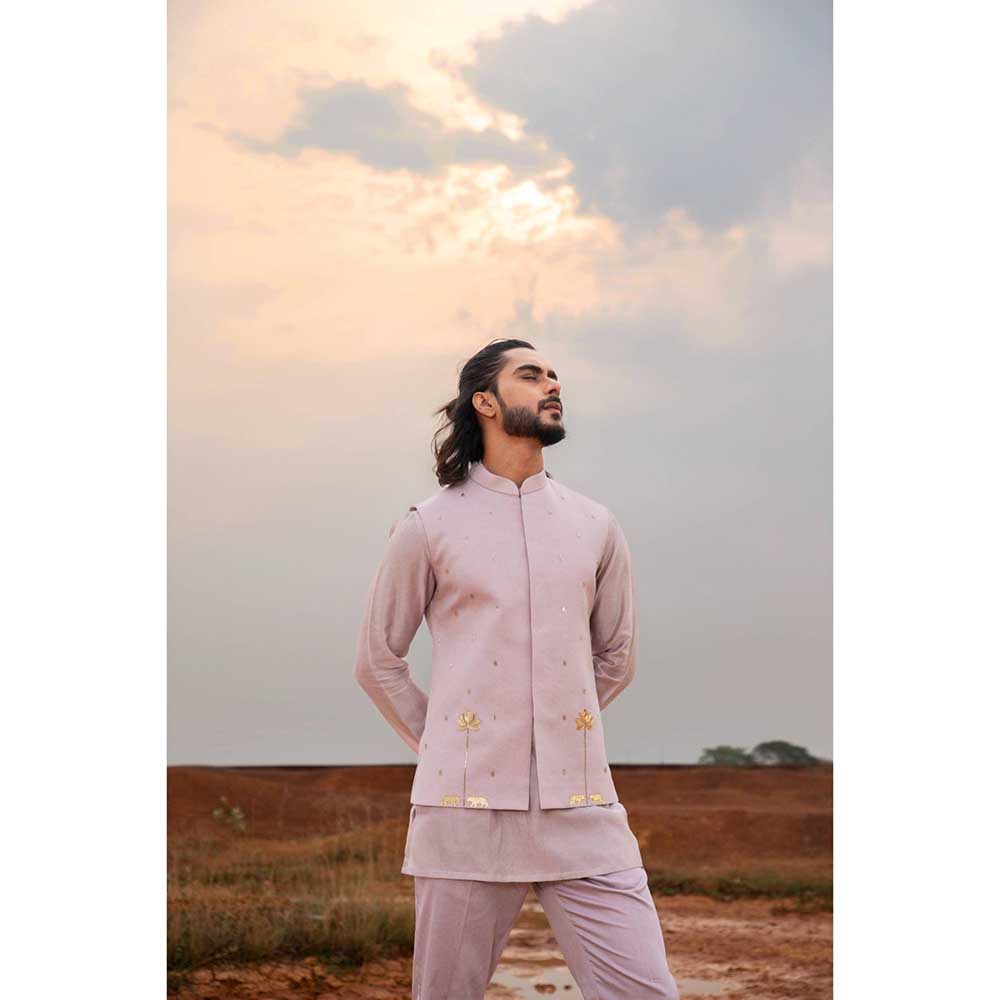 Runit Gupta Periwinkle Tiger Bundi Jacket