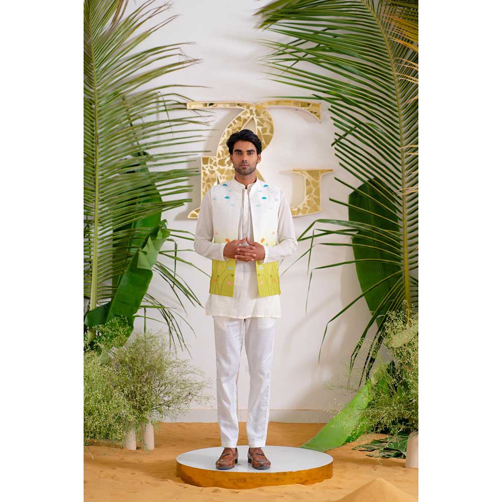 Runit Gupta Flora Aura Bundi Jacket