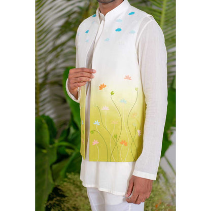 Runit Gupta Flora Aura Bundi Jacket