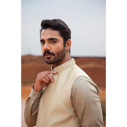 Runit Gupta Misty Khidki Bundi Jacket